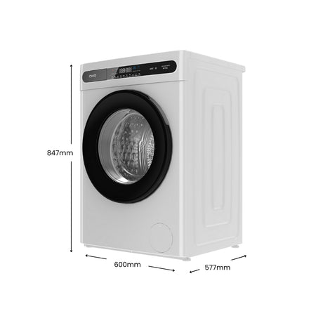 CHiQ 8.5kg Front Load Washer White