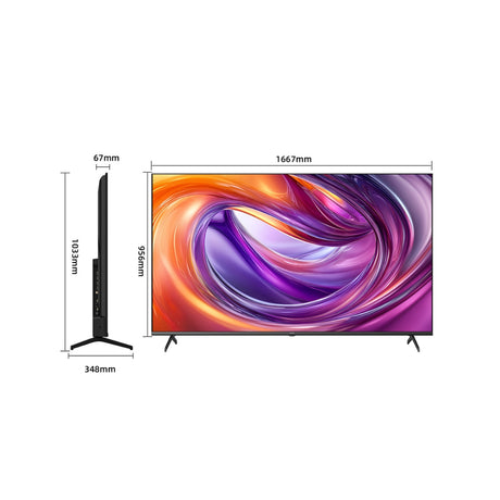 CHiQ 75" 4K UHD GOOGLE TV