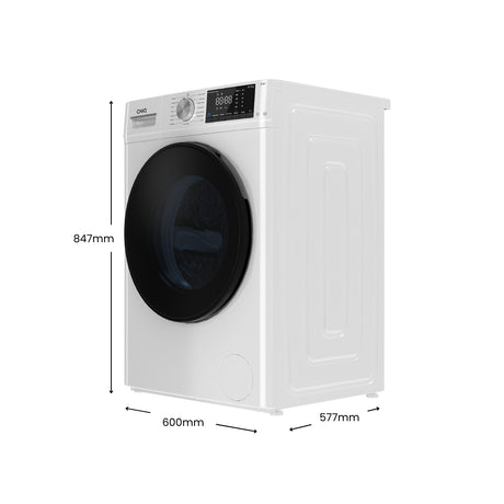 CHiQ 8.5kg Front Load Washer White