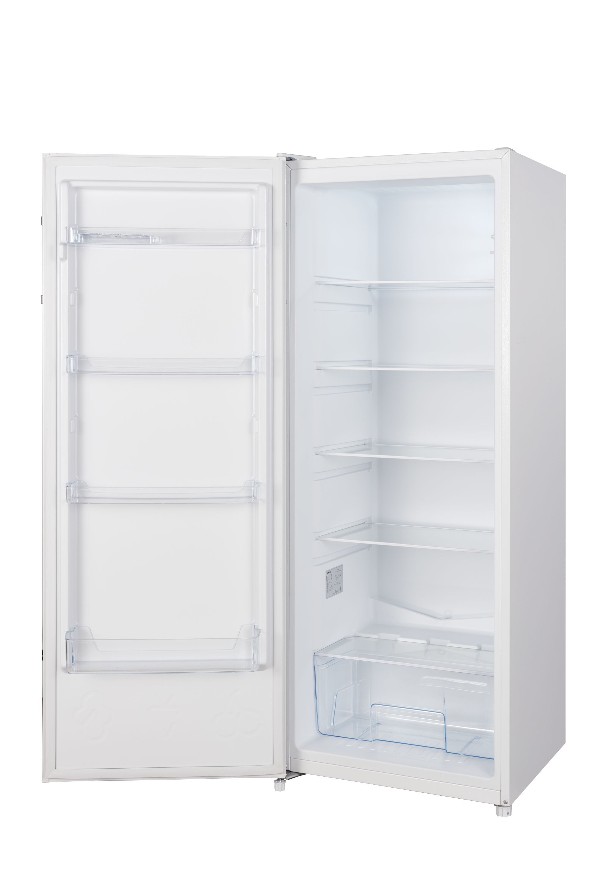 CHiQ 241L Single Door Full Fridge White