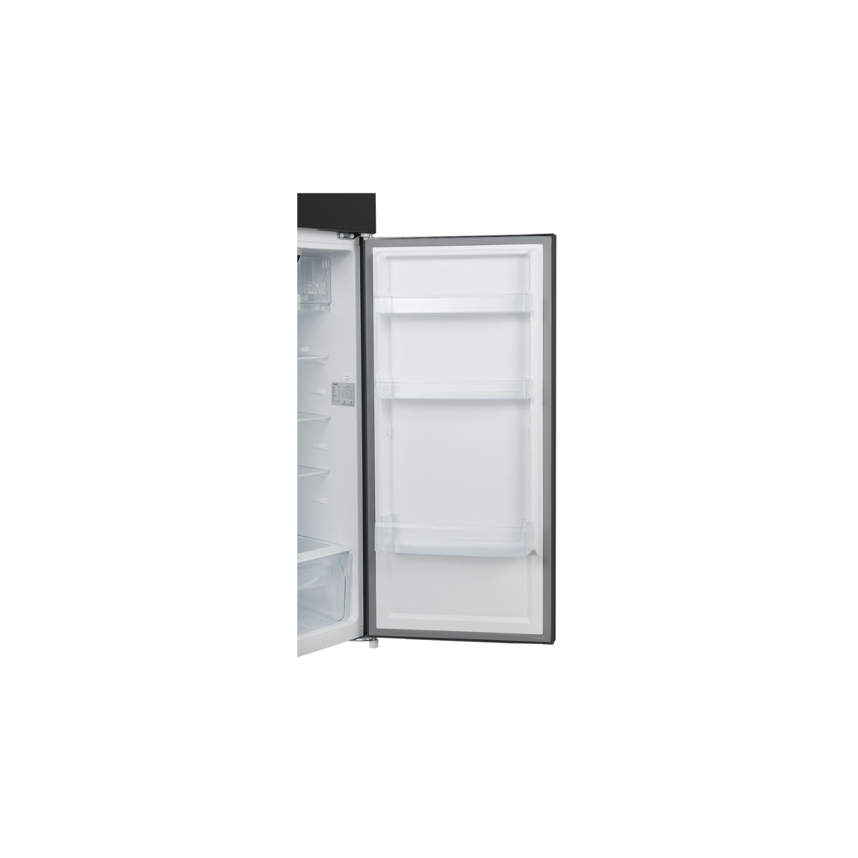 CHiQ 255L Top Mount Fridge Black Steel