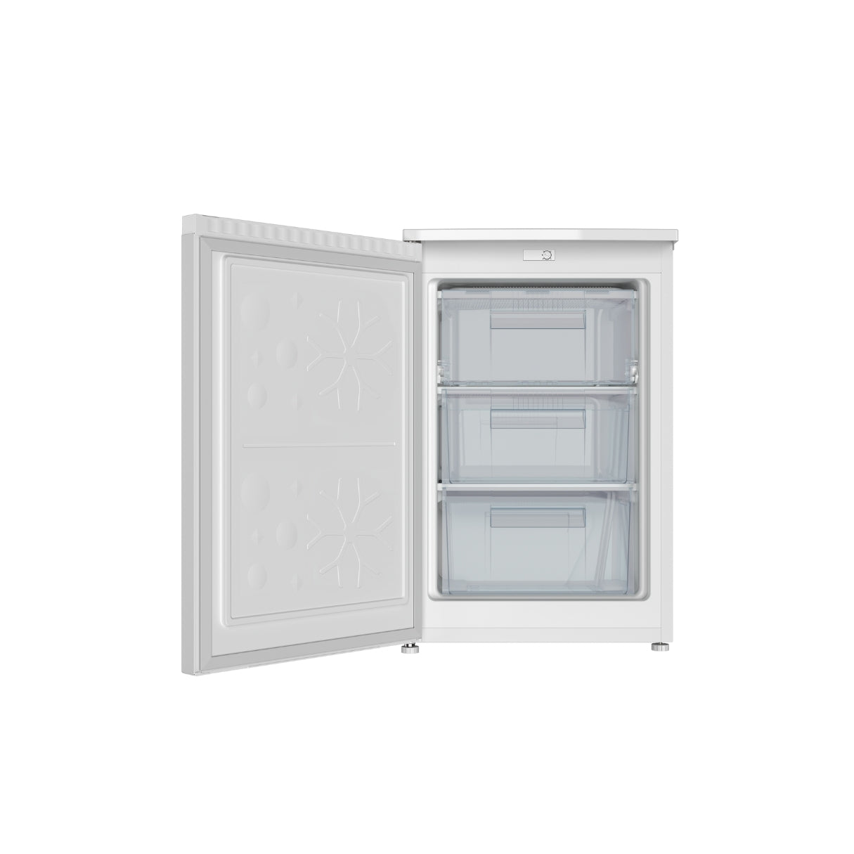 CHiQ 85L Single Door Freezer White