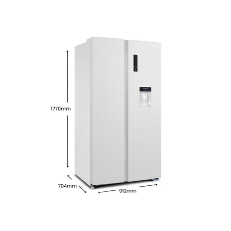 CHiQ 559L Side By Side Fridge White