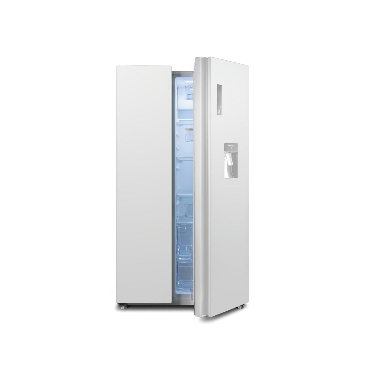 CHiQ 559L Side By Side Fridge White