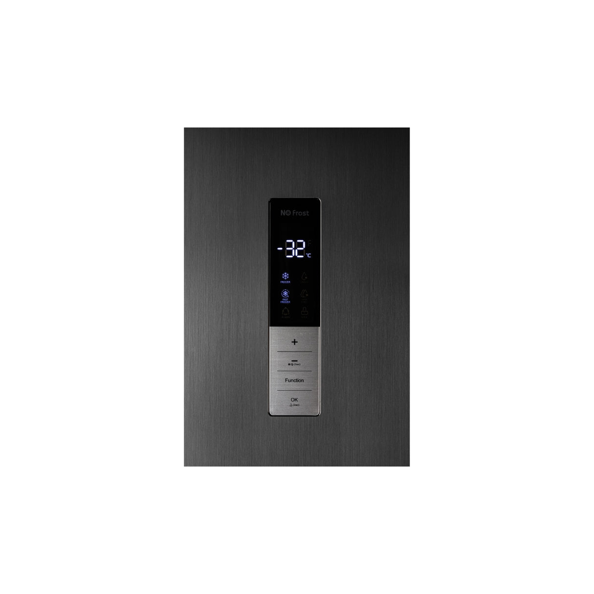 CHiQ 380L Hybrid Vertical Freezer Left Hinge Black Steel