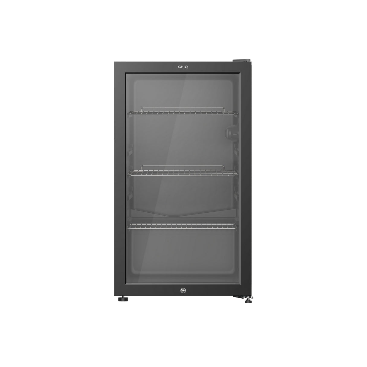 CHiQ 94L Beverage Center Glass Door With Black Frame