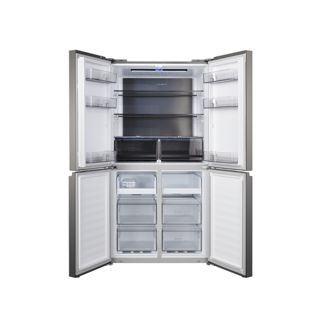 CHiQ 601L Quad Door Fridge VCM Silver