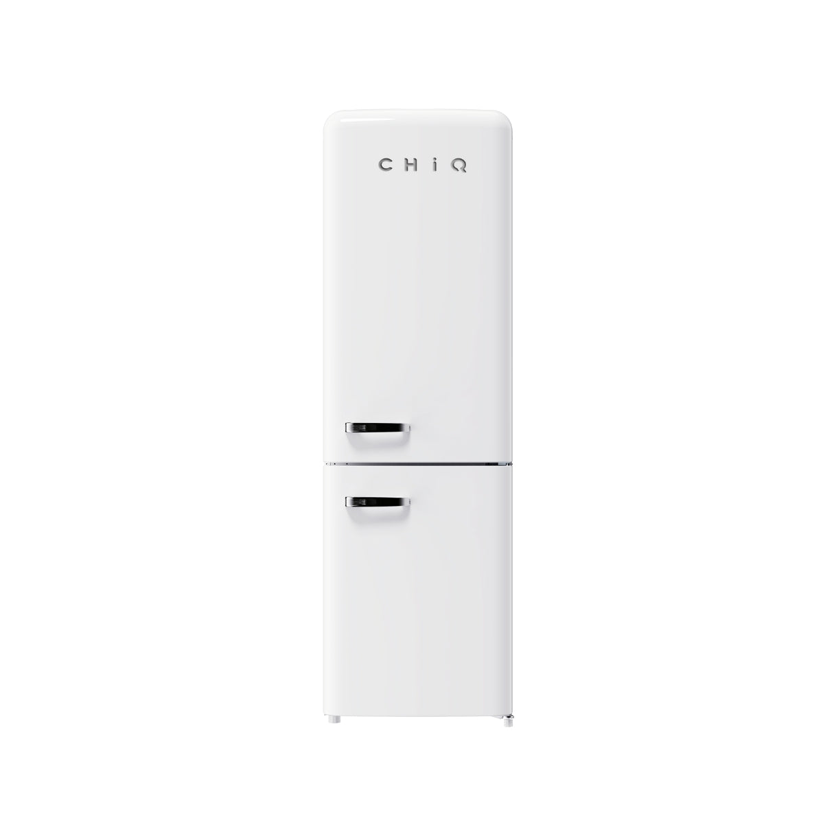 CHiQ 231L Bottom Mount Retro Fridge White