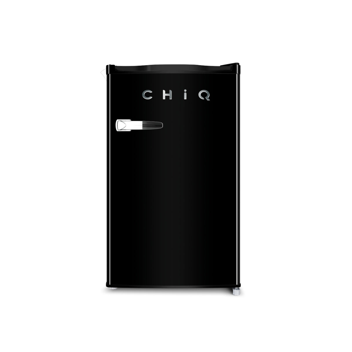 CHiQ 125L Retro Single Door Bar Fridge Black