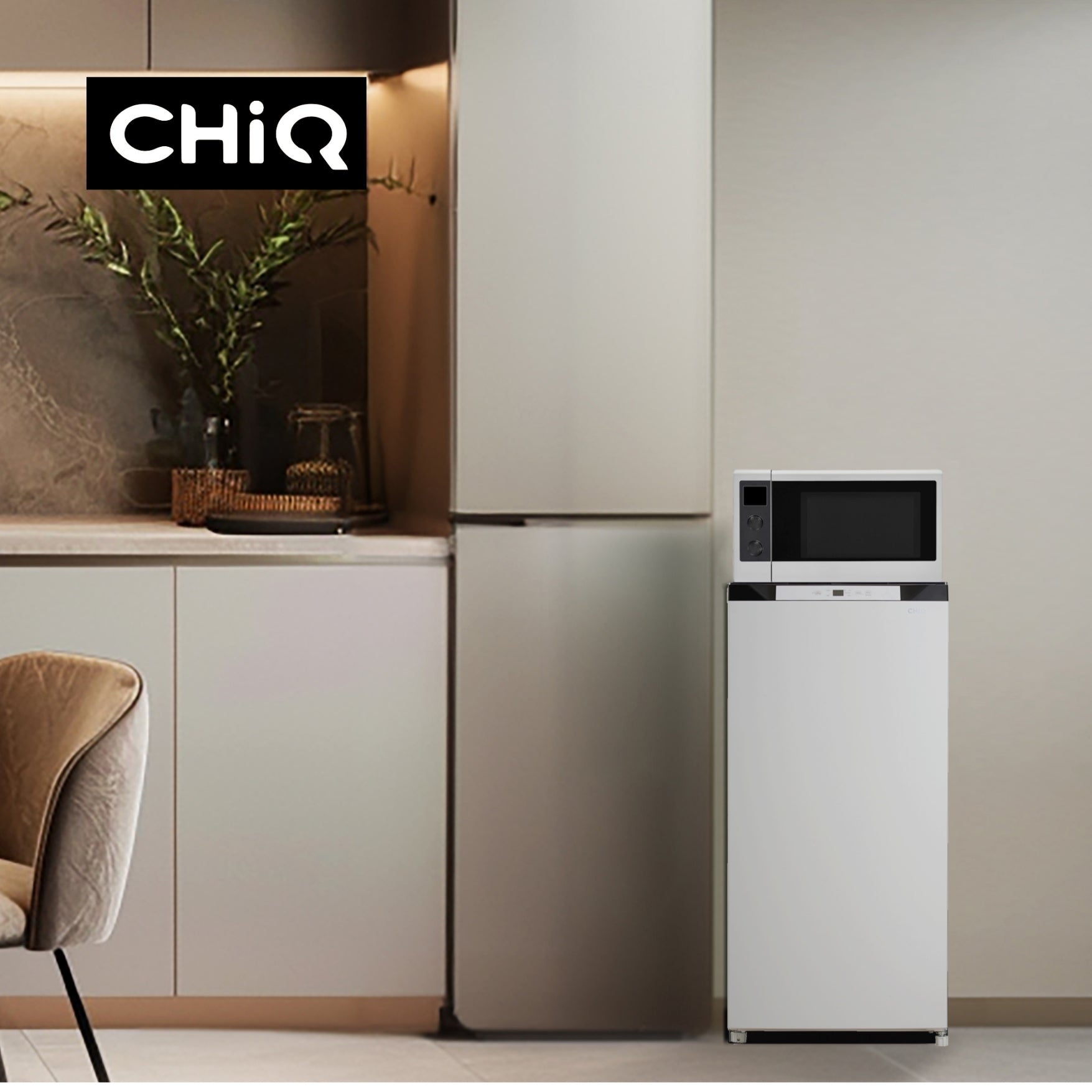 CHiQ 93L Hybrid Vertical Freezer White