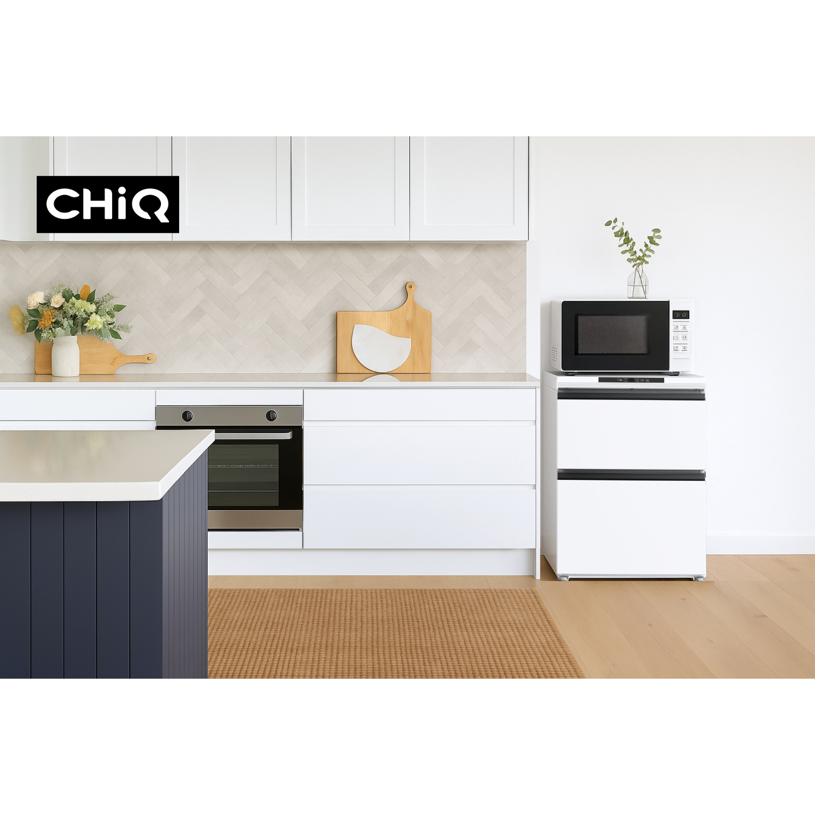 CHiQ 145L Hybrid Vertical Freezer White