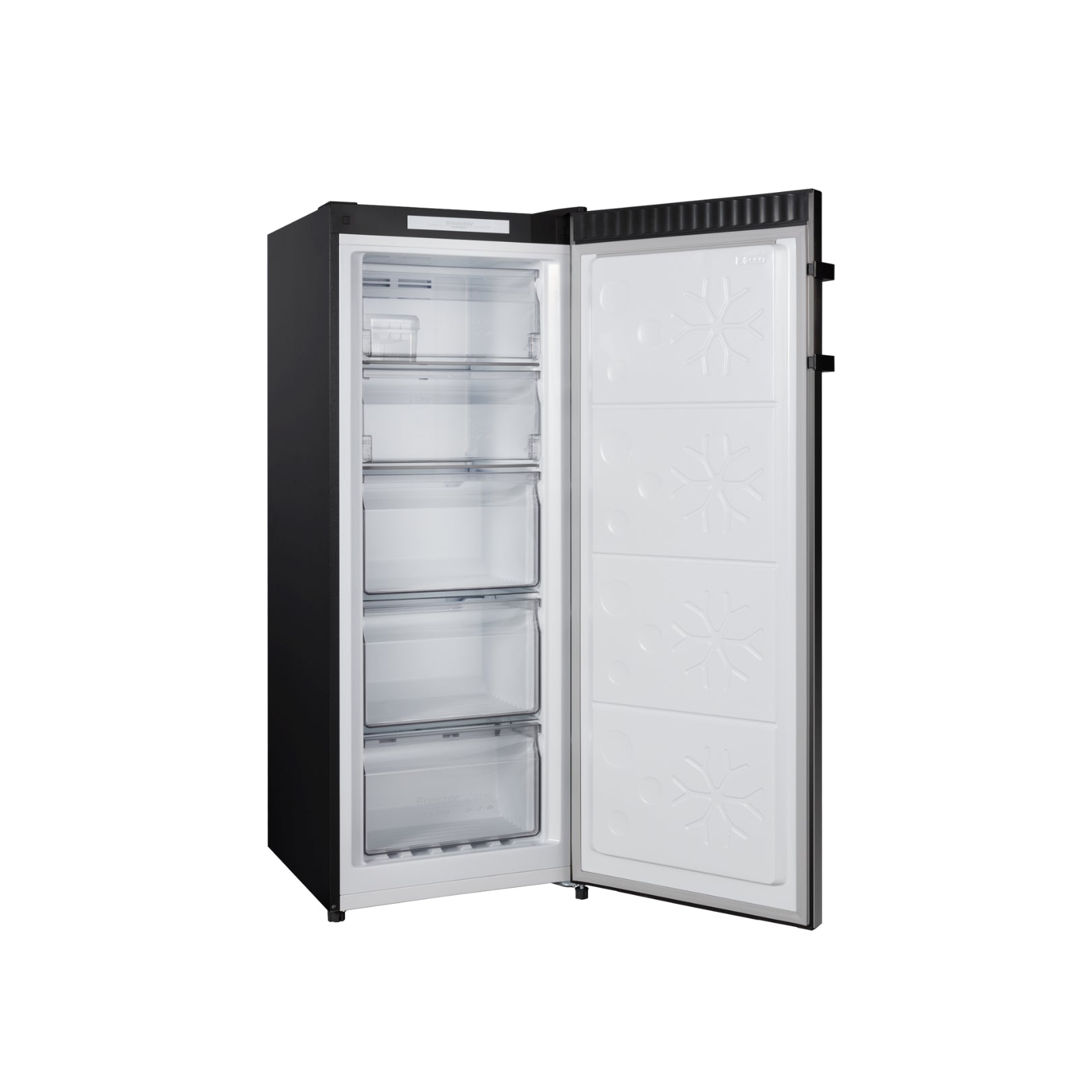 CHiQ 166L Hybrid Vertical Freezer Black Steel
