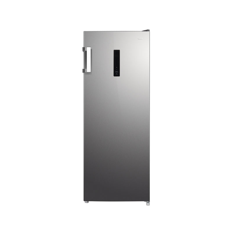 CHiQ 166L Hybrid Vertical Freezer Stainless Steel