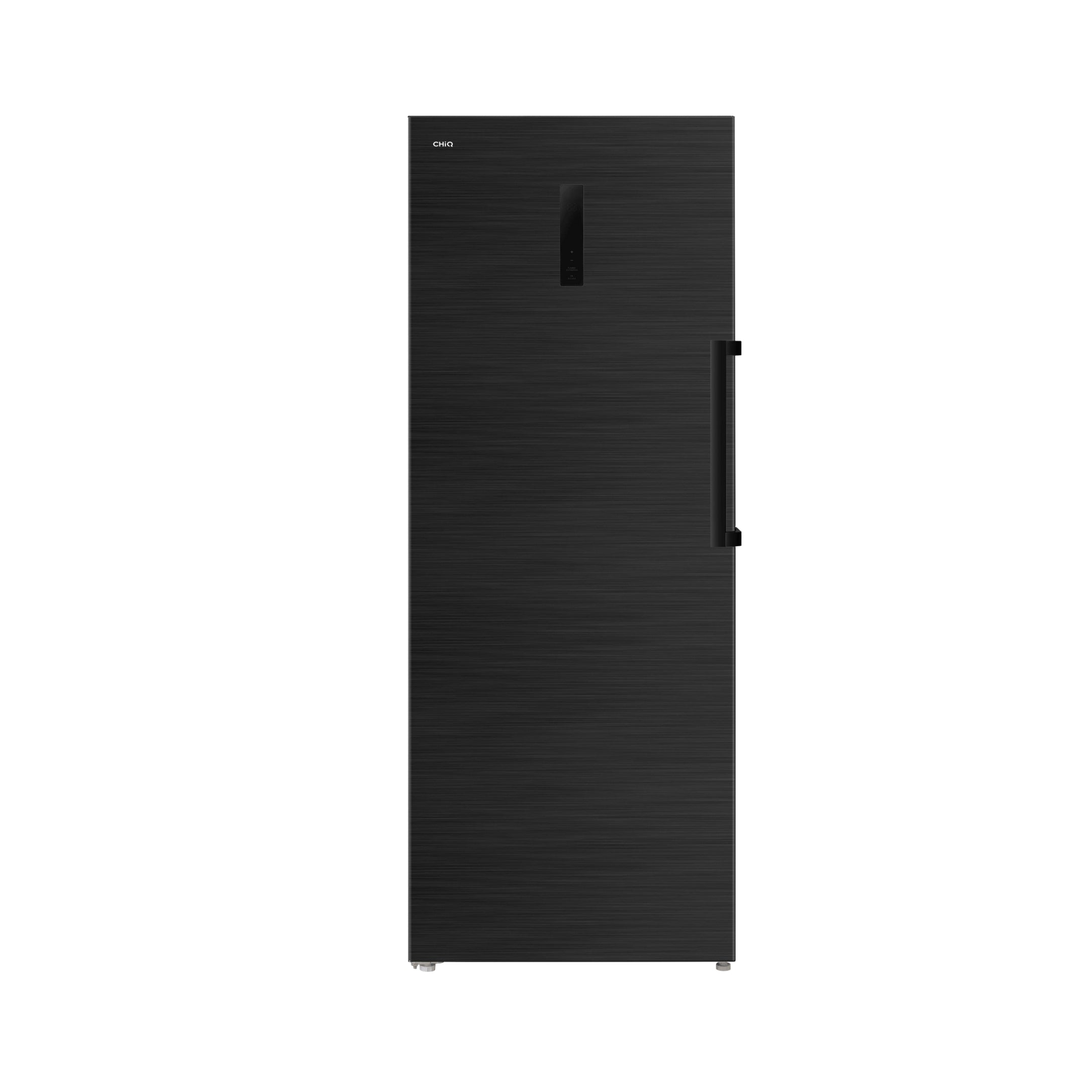 CHiQ 380L Hybrid Vertical Freezer Left Hinge Black Steel