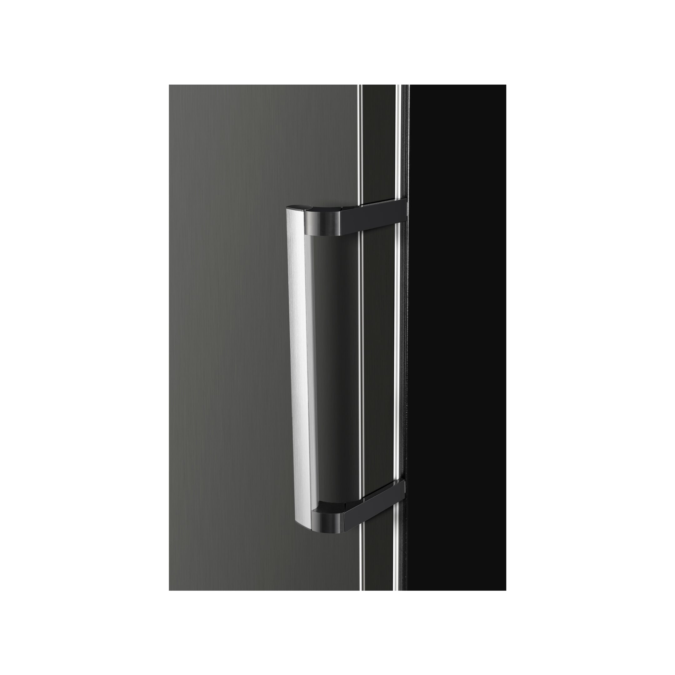 CHiQ 380L Hybrid Vertical Freezer Left Hinge Black Steel