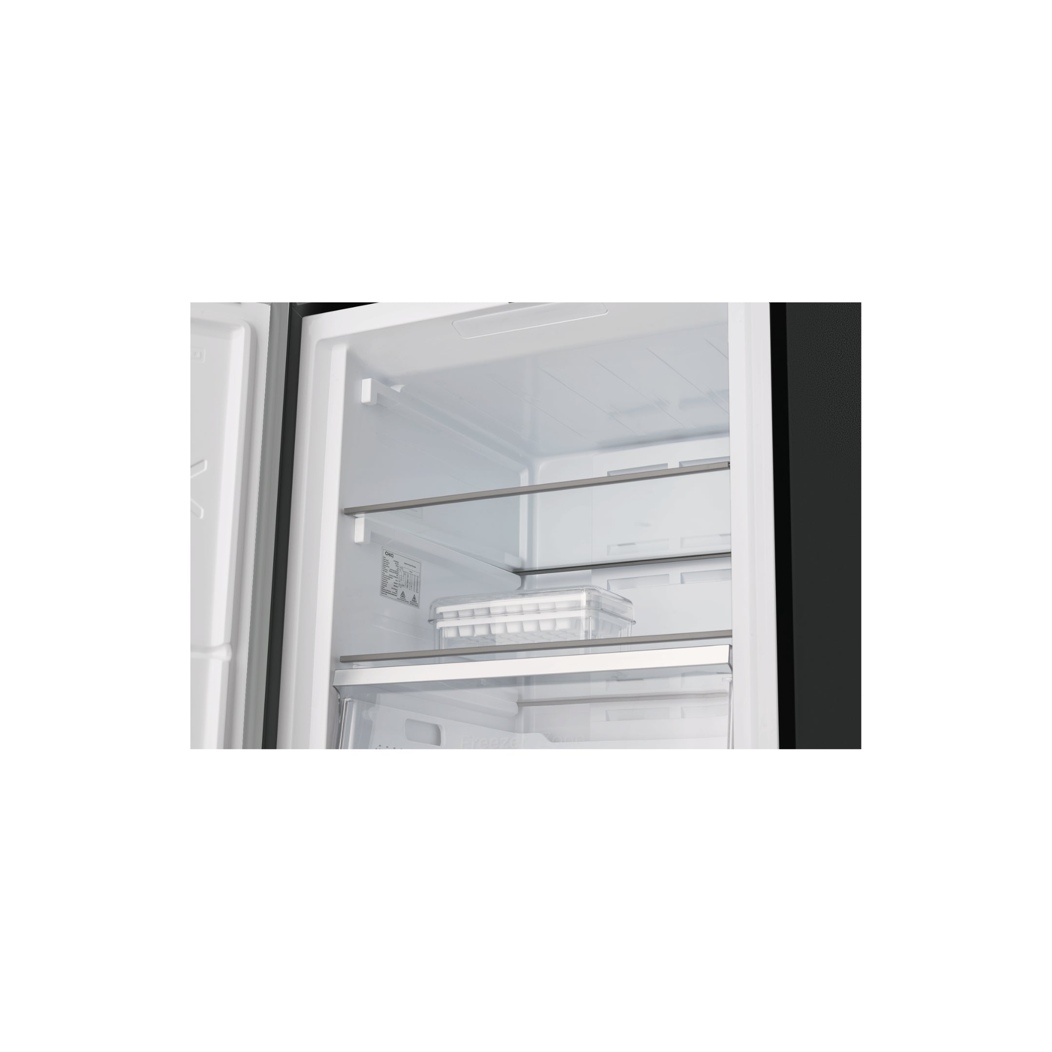 CHiQ 380L Hybrid Vertical Freezer Left Hinge Black Steel