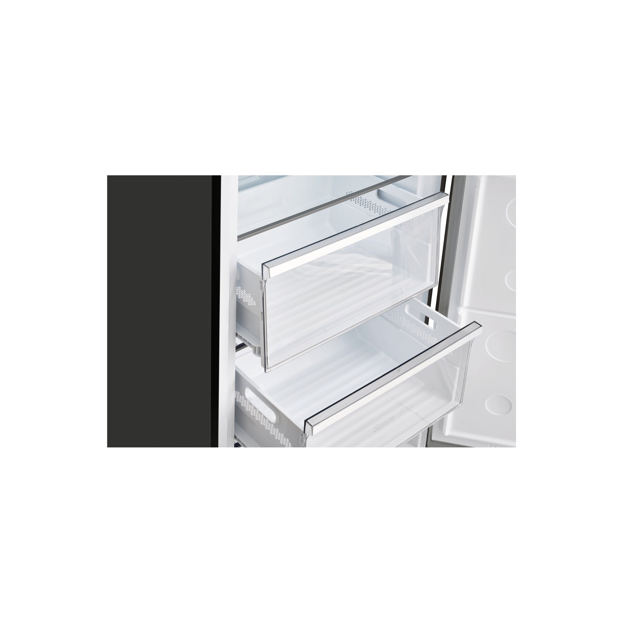 CHiQ 380L Hybrid Vertical Freezer Right Hinge Black Steel