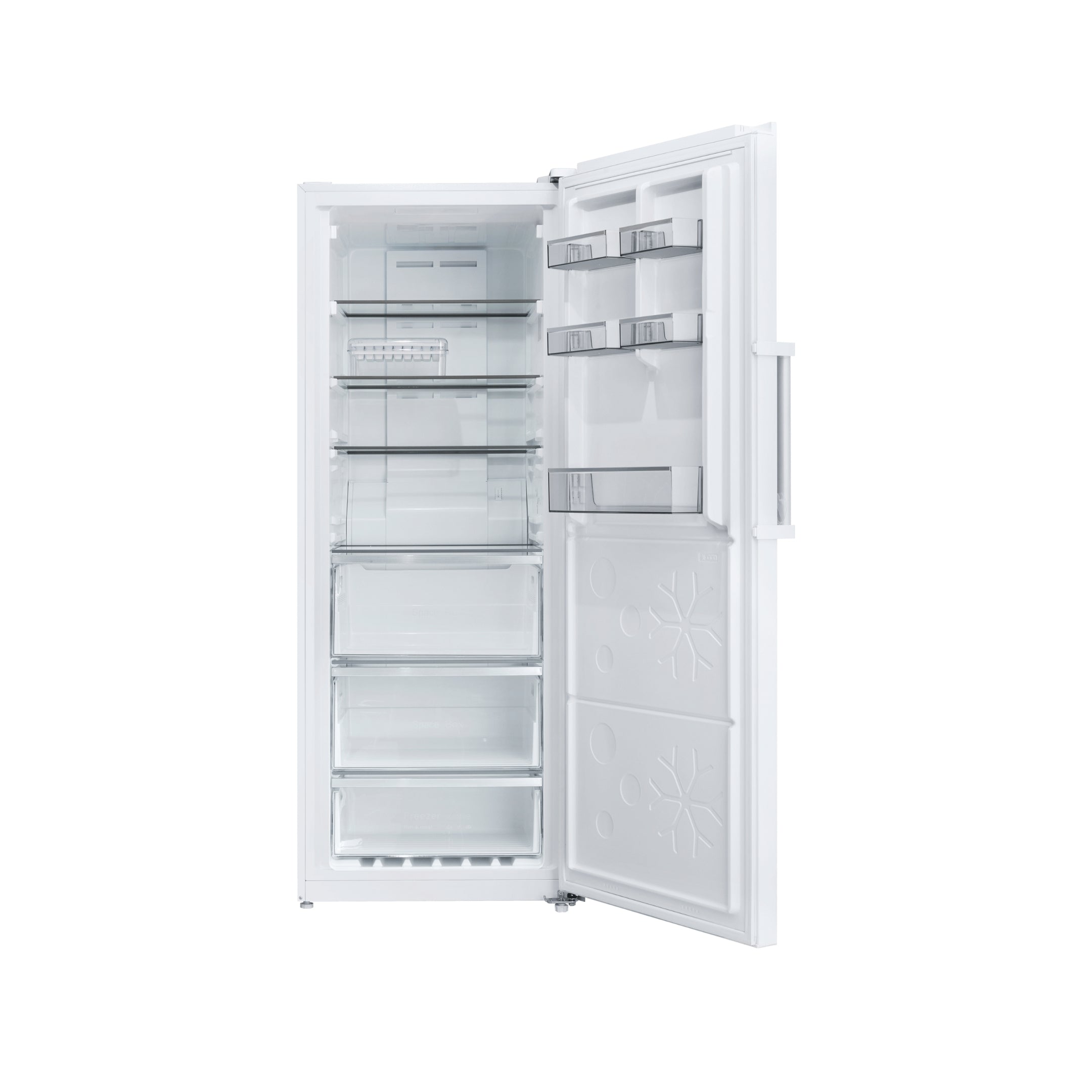 CHiQ 380L Hybrid Vertical Freezer Right Hinge White