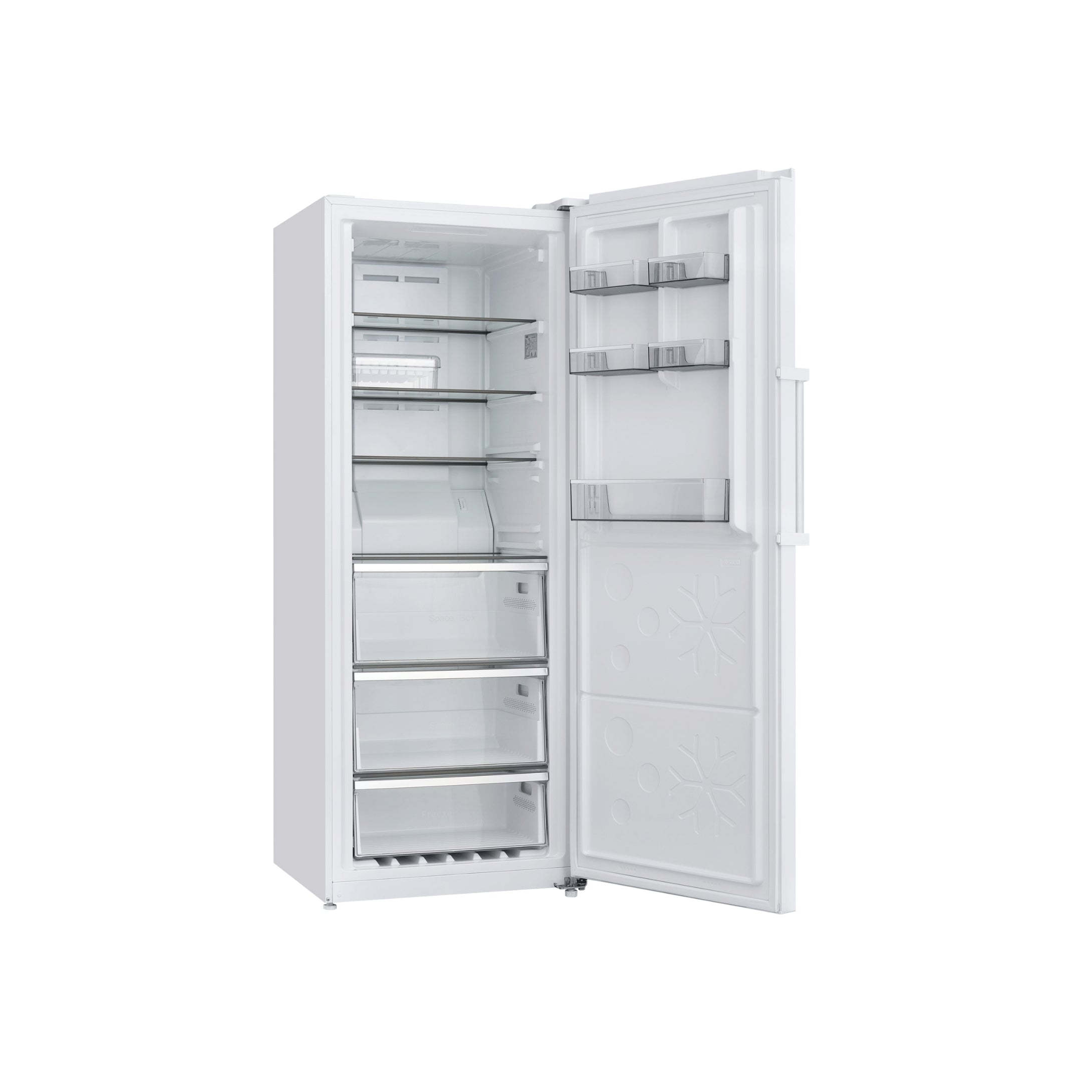 CHiQ 380L Hybrid Vertical Freezer Right Hinge White