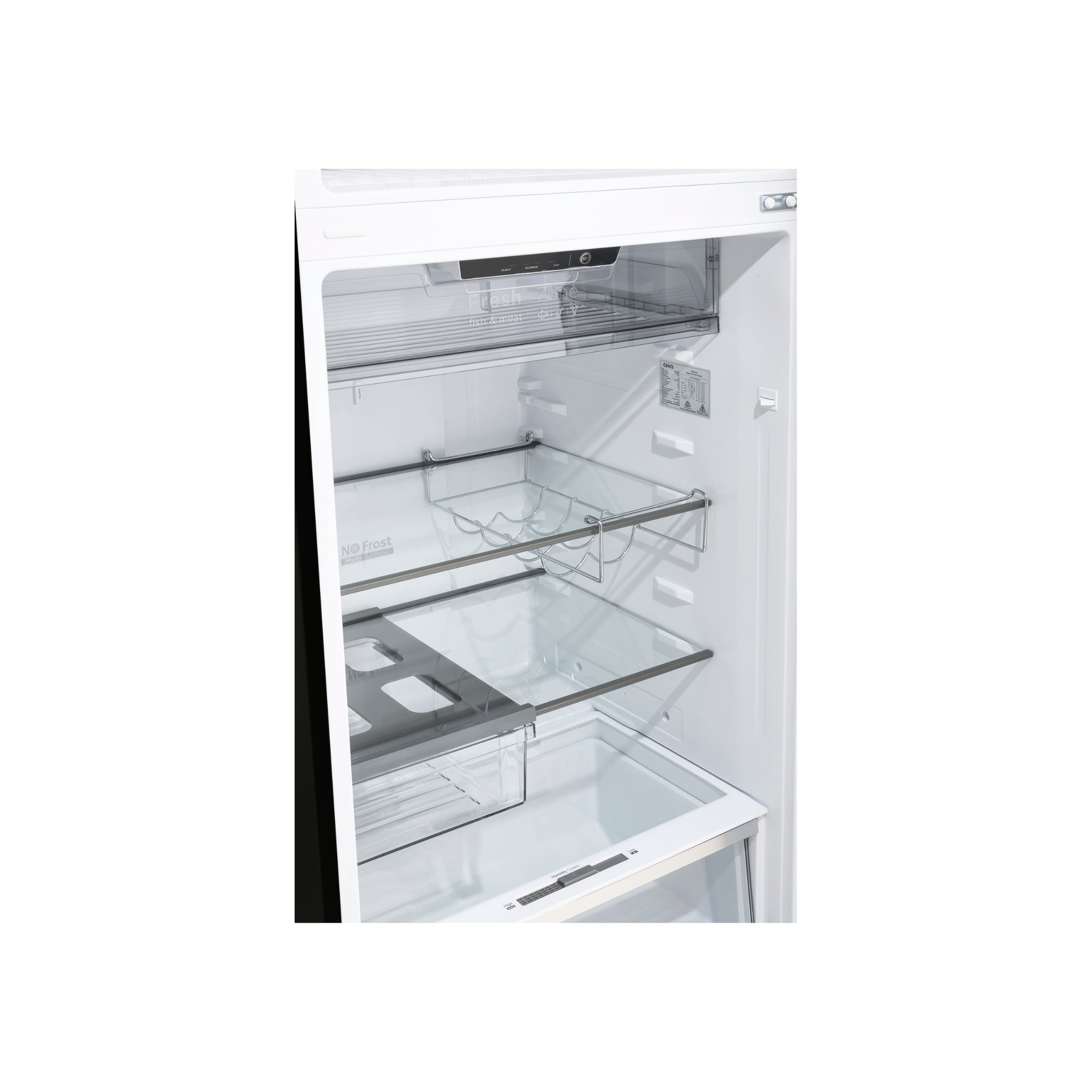 CHiQ 410L Top Mount Fridge Black