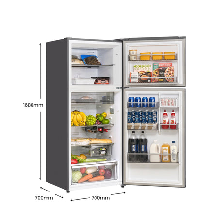 CHiQ 410L Top Mount Fridge Stainless Steel (2025)