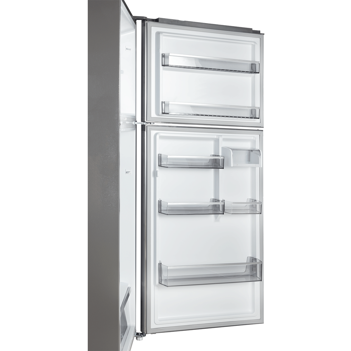 CHiQ 410L Top Mount Fridge Stainless Steel
