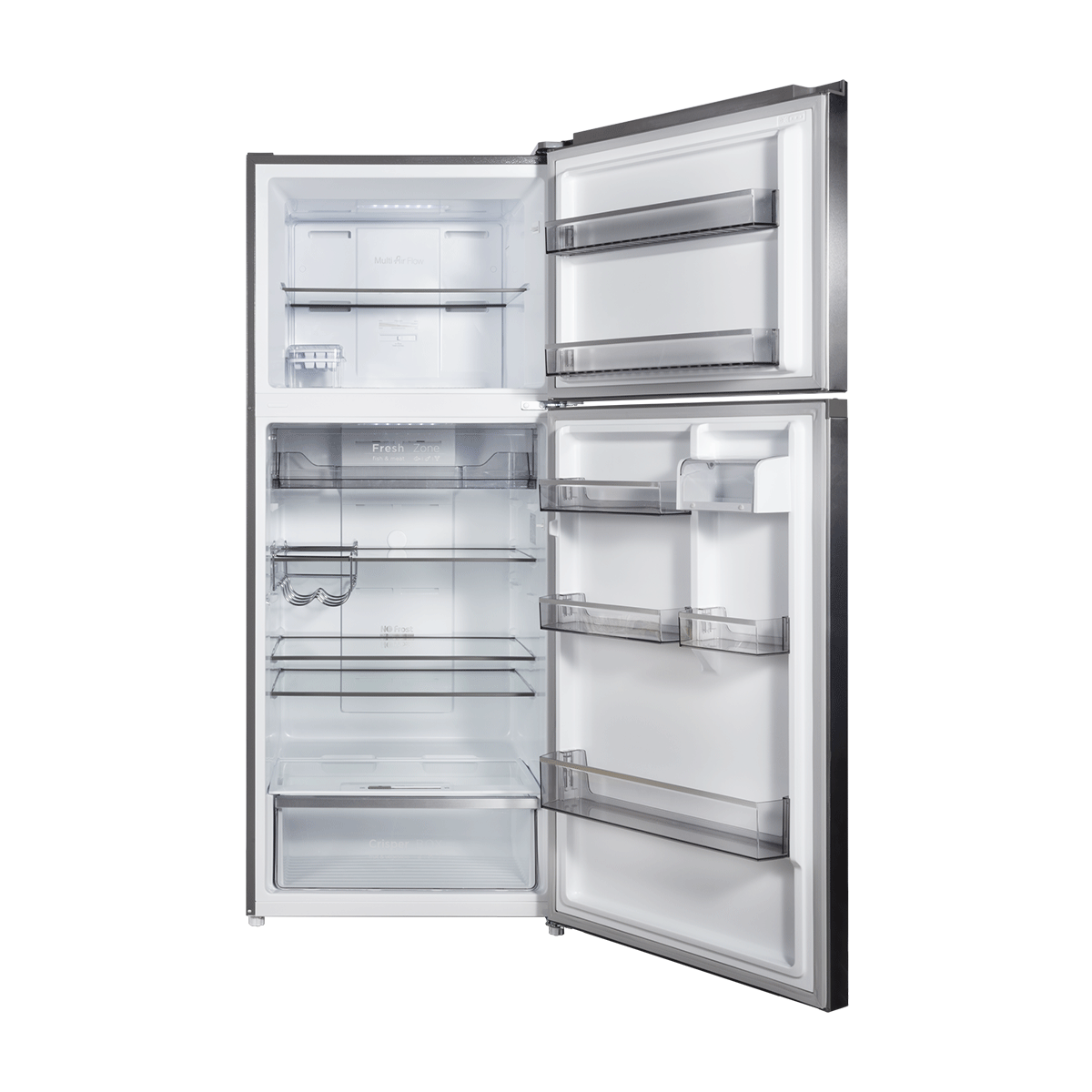CHiQ 410L Top Mount Fridge Stainless Steel