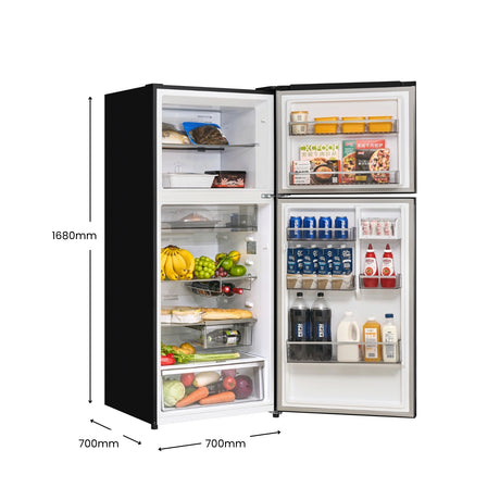 CHiQ 410L Top Mount Fridge Black Steel (2025)