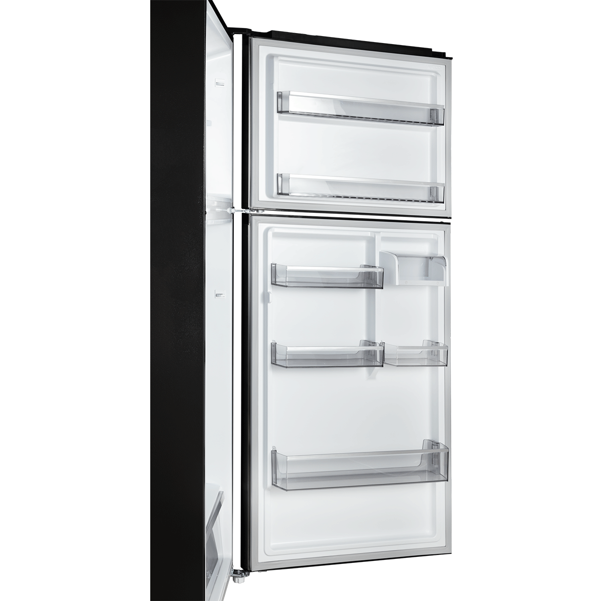 CHiQ 410L Top Mount Fridge Black Steel