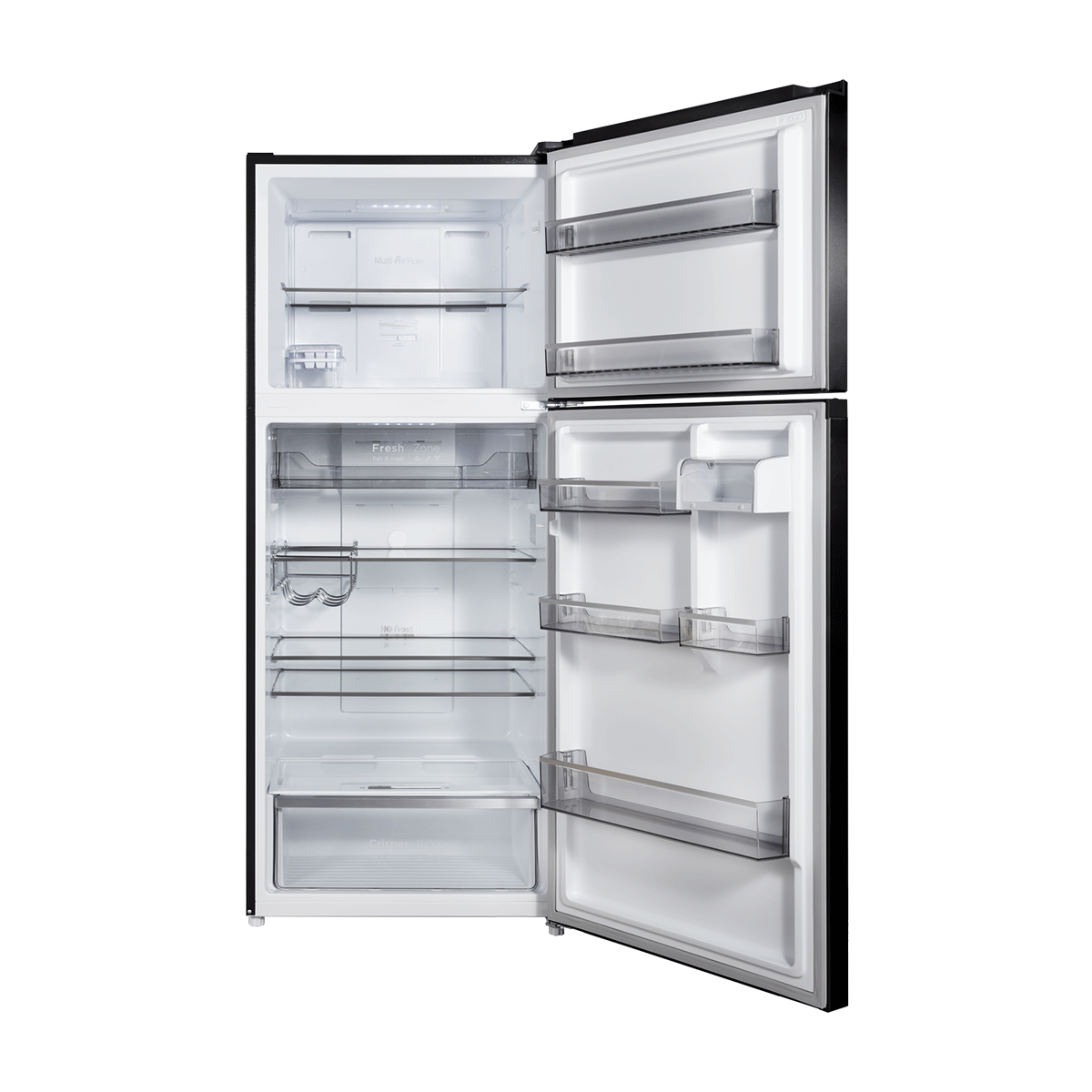 CHiQ 410L Top Mount Fridge Black Steel