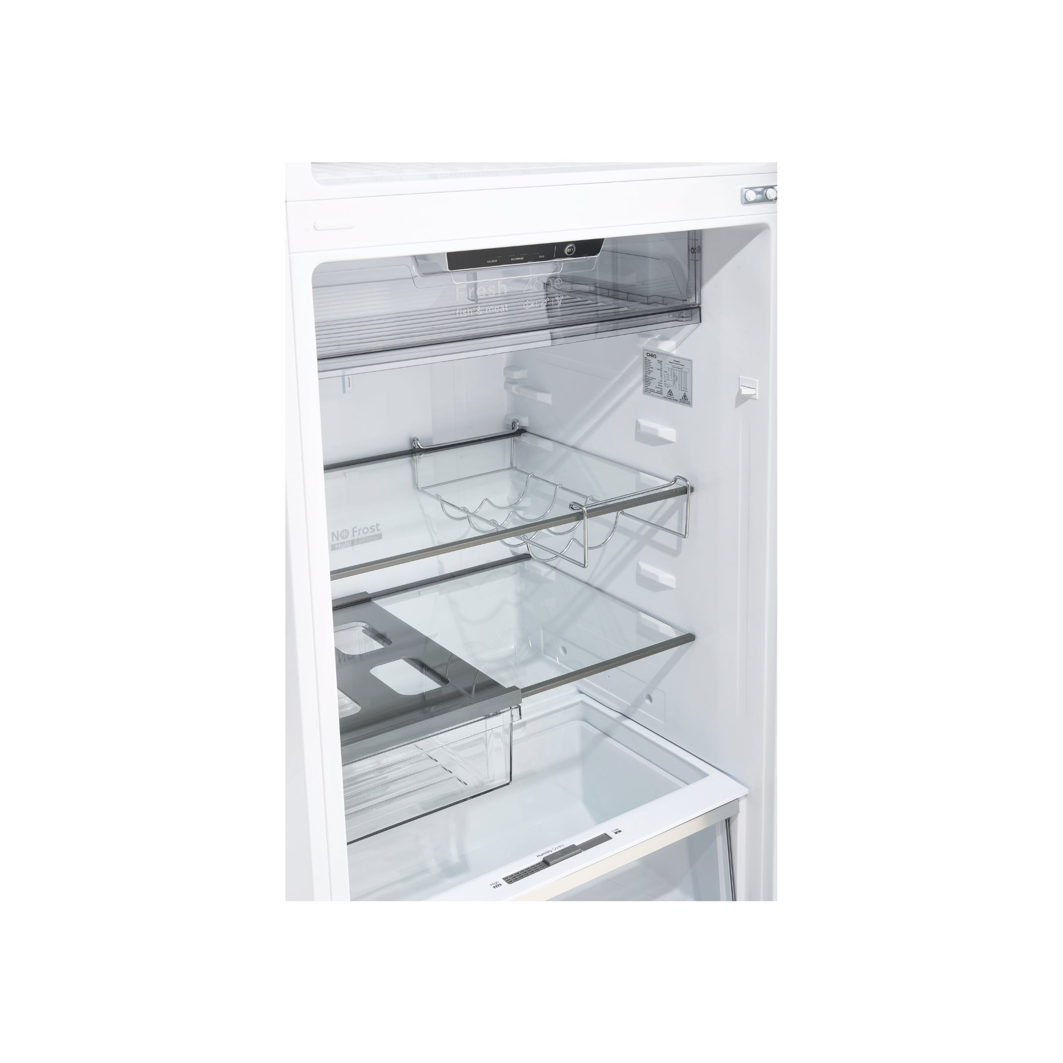 CHiQ 410L Top Mount Fridge White