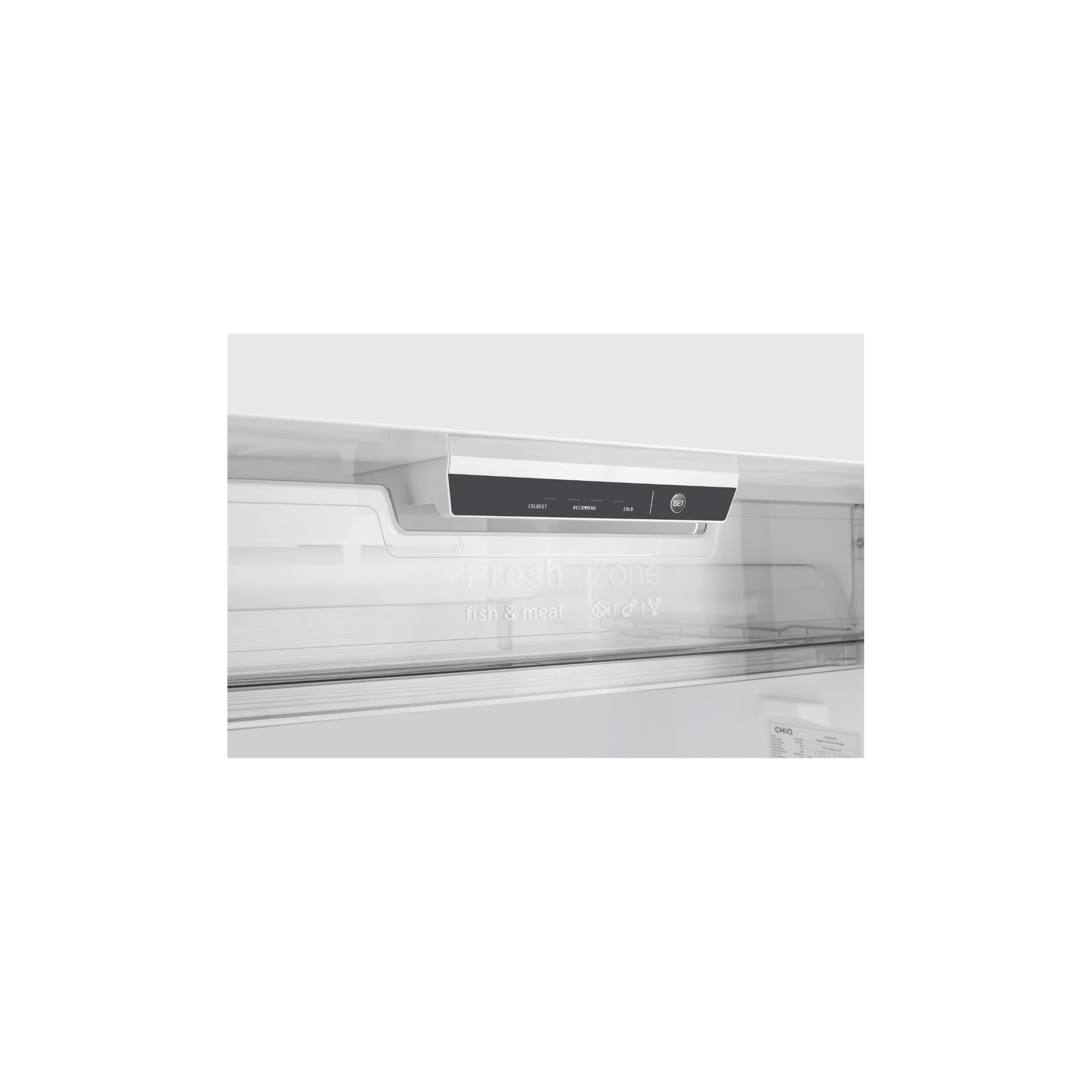 CHiQ 410L Top Mount Fridge White