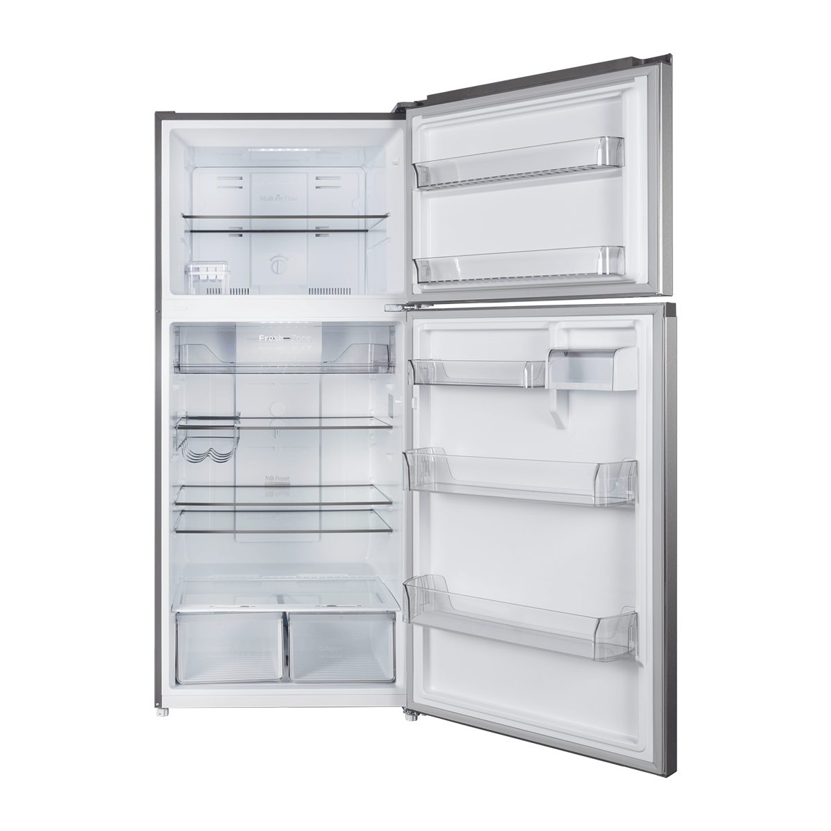 CHiQ 515L Top Mount Fridge Stainless Steel