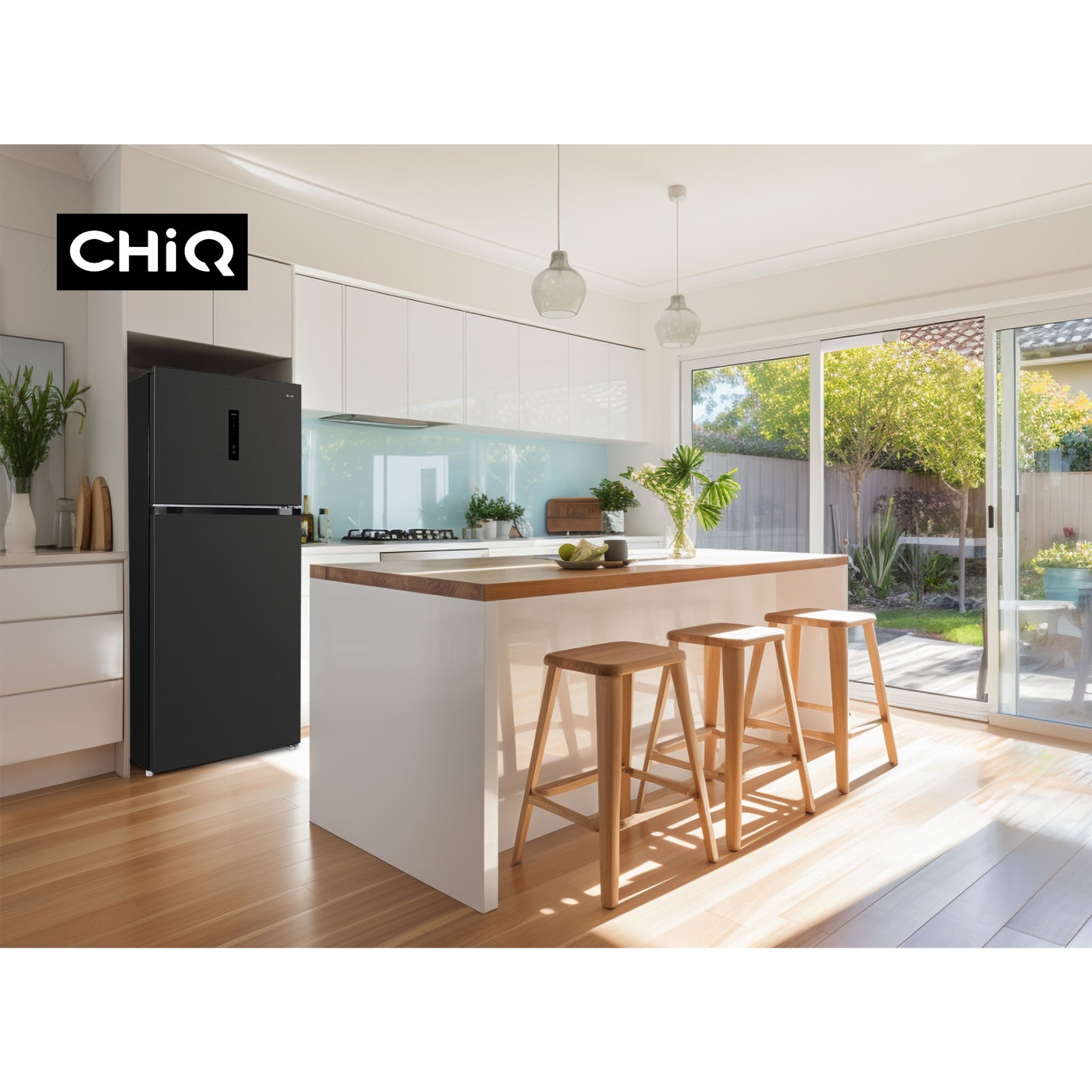 CHiQ 515L Top Mount Fridge Black Steel (2025)
