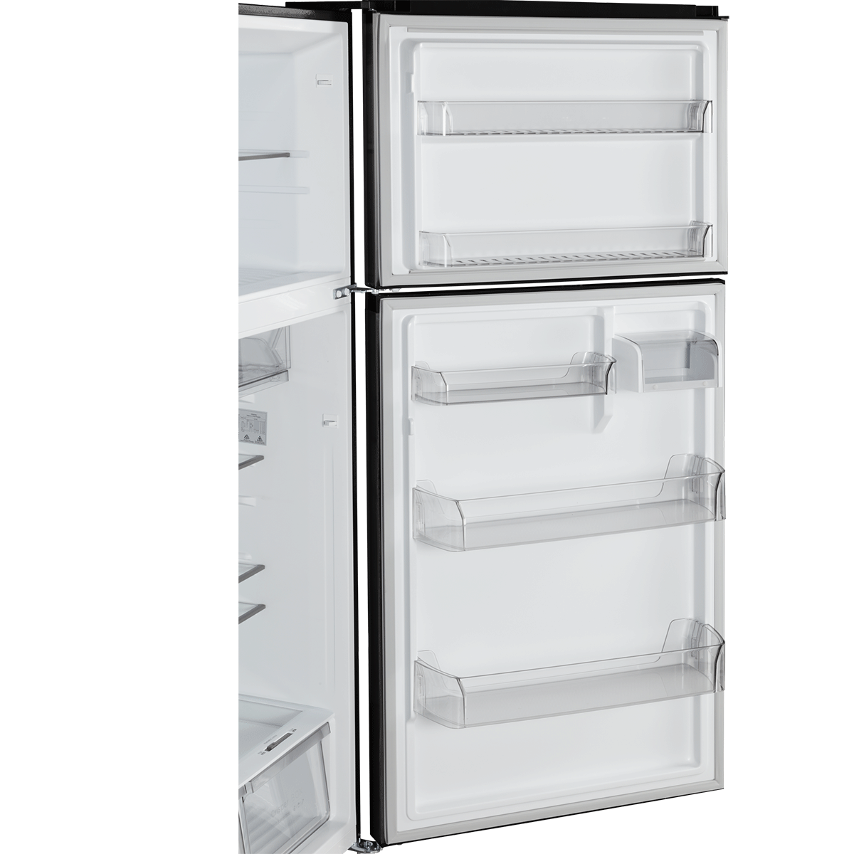 CHiQ 515L Top Mount Fridge Black Steel