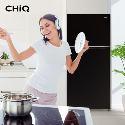 CHiQ 515L Top Mount Fridge Black