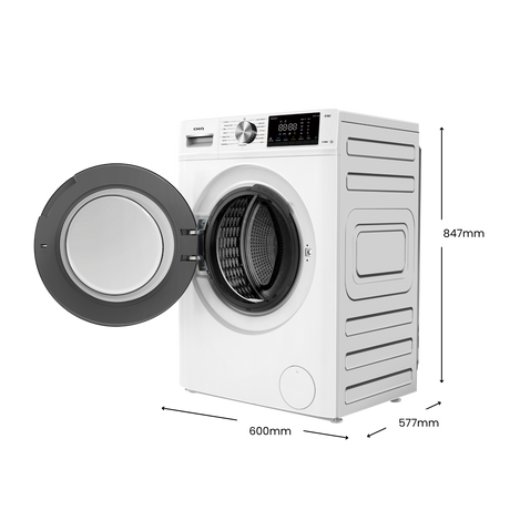 CHiQ 8.5Kg Front Load Washer & Dryer Combo White