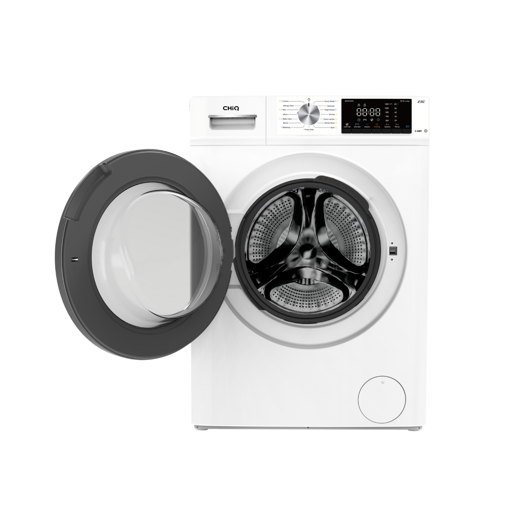 CHiQ 8.5Kg Front Load Washer & Dryer Combo White