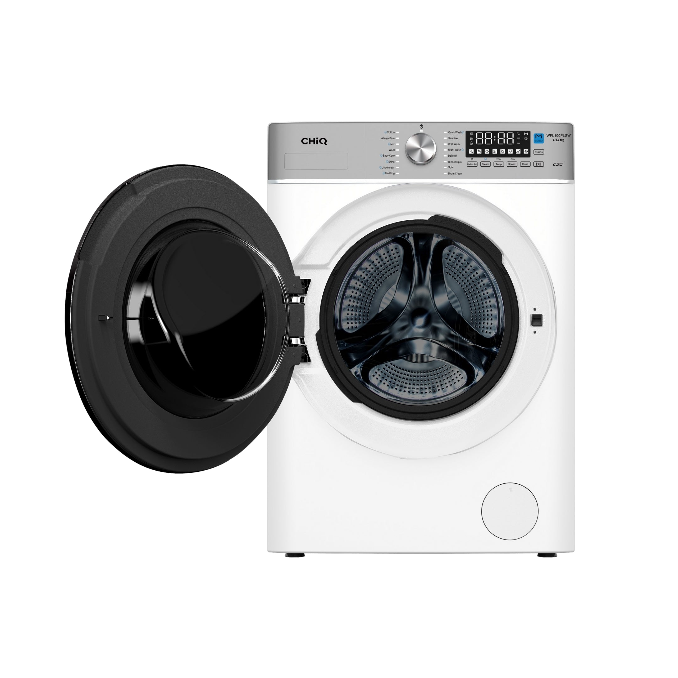 CHiQ 10Kg Front Load Washer White