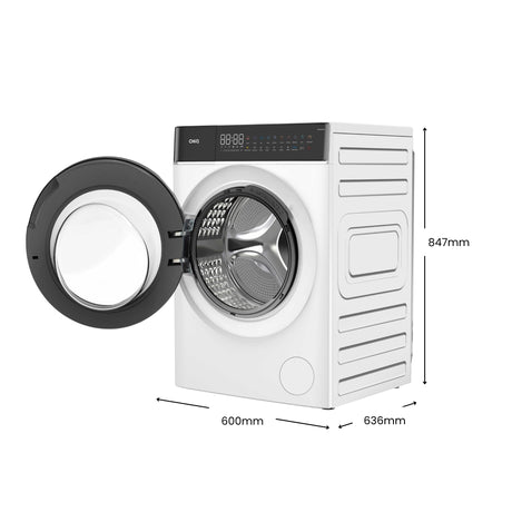 CHiQ 10Kg Front Load Washer & Dryer Combo White