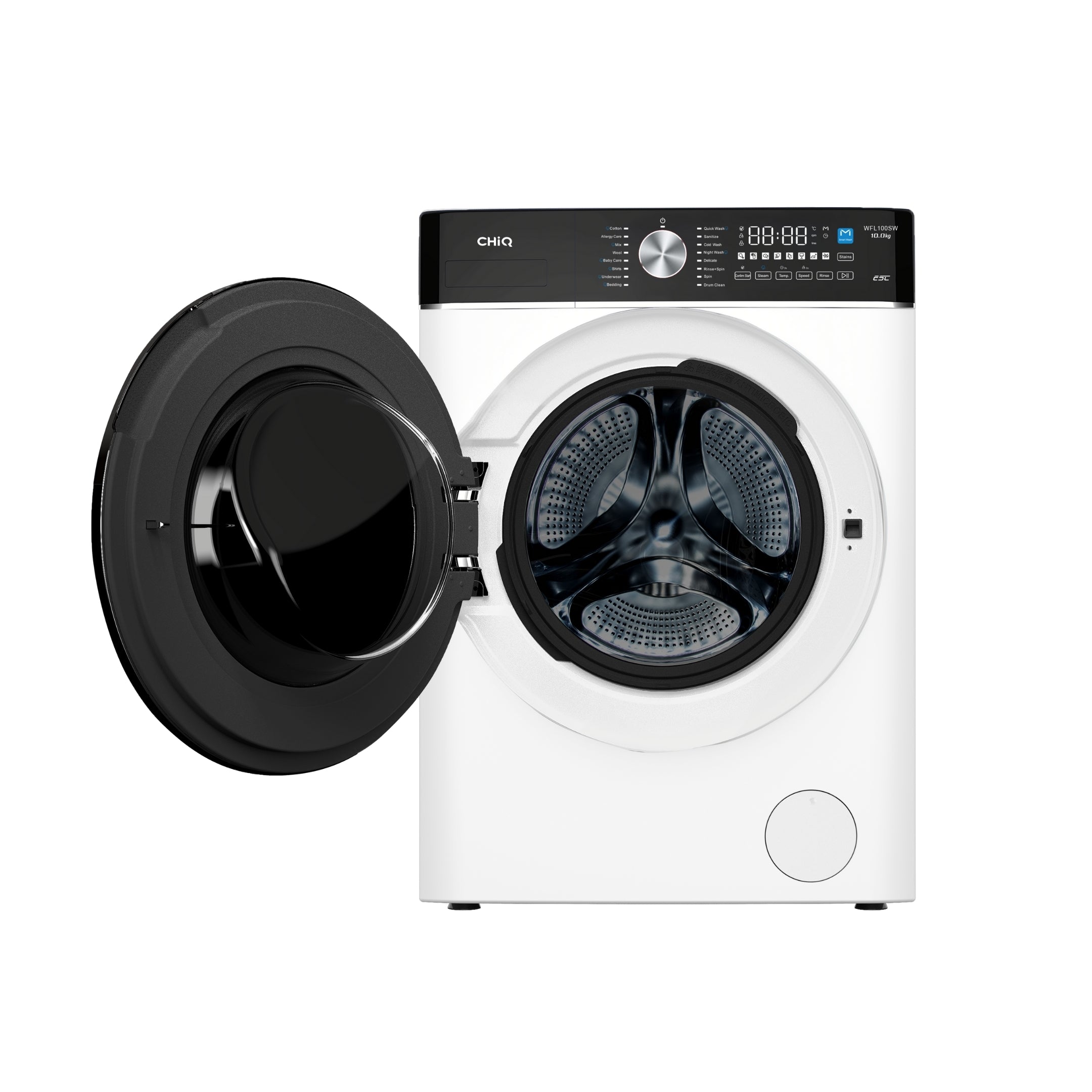 CHiQ 10Kg Front Load Washer White