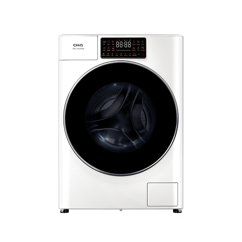 CHiQ 10Kg Touchscreen Front Load Washer White