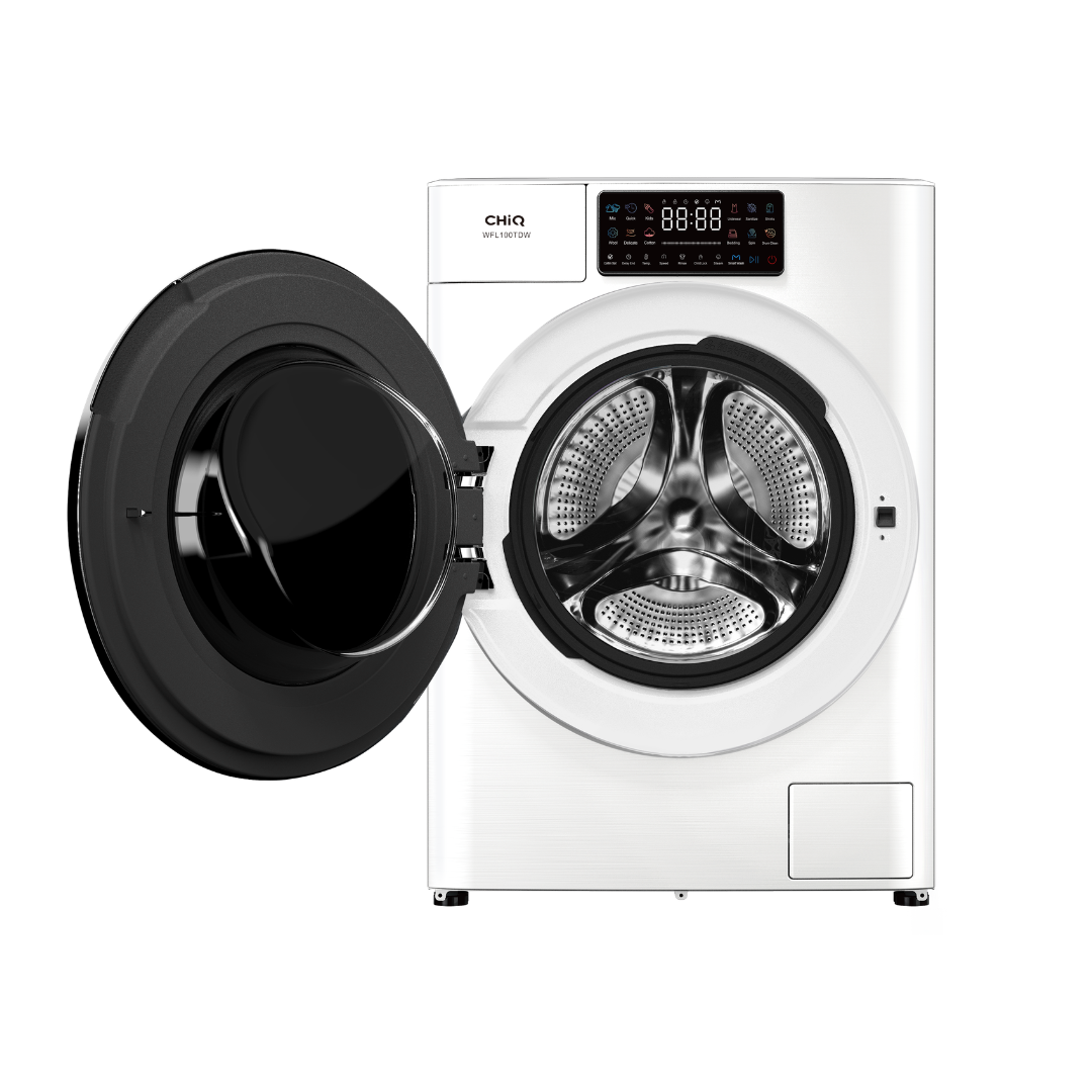 CHiQ 10Kg Front Load Washer with Touchscreen White