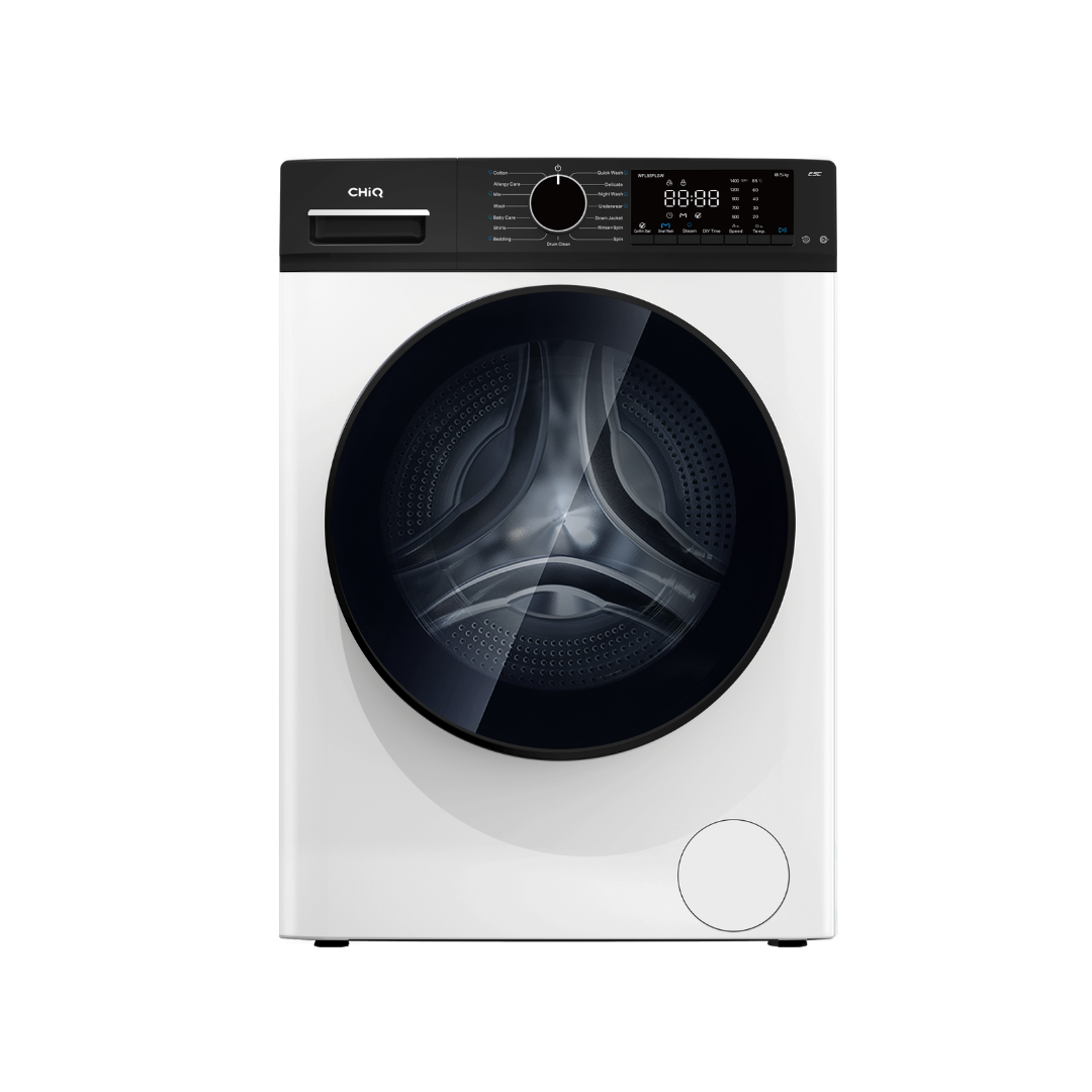 CHiQ 8.5Kg Front Load Washer White