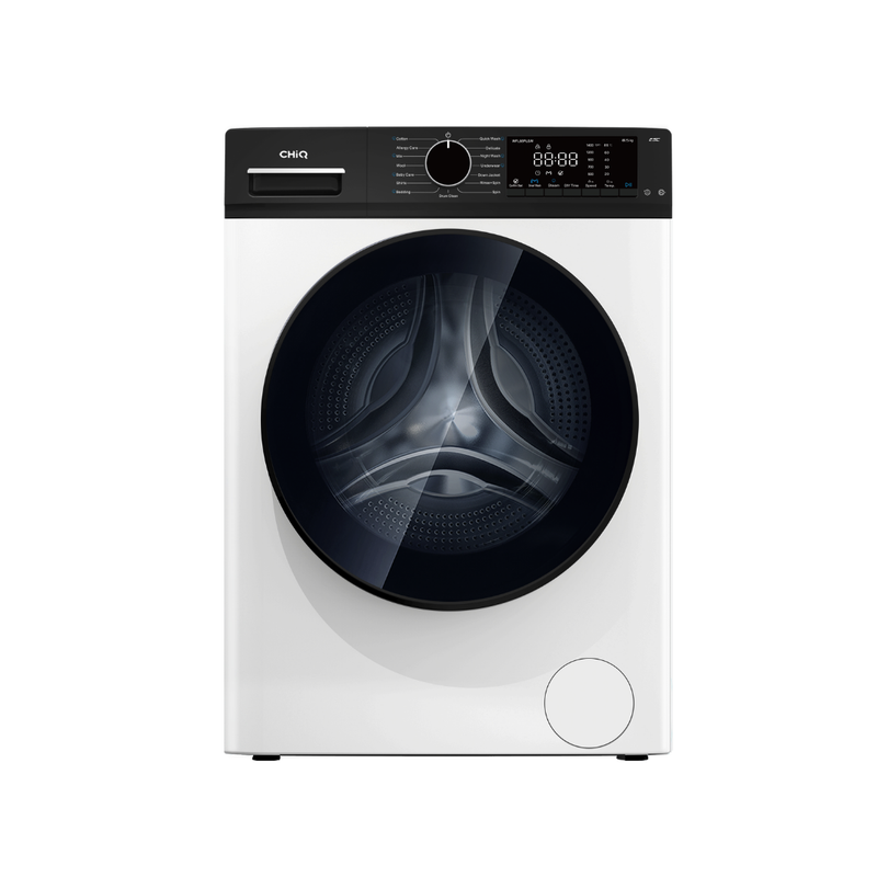 CHiQ 8.5Kg Front Load Washer White