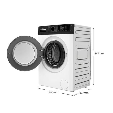 CHiQ 8.5Kg Front Load Washer White