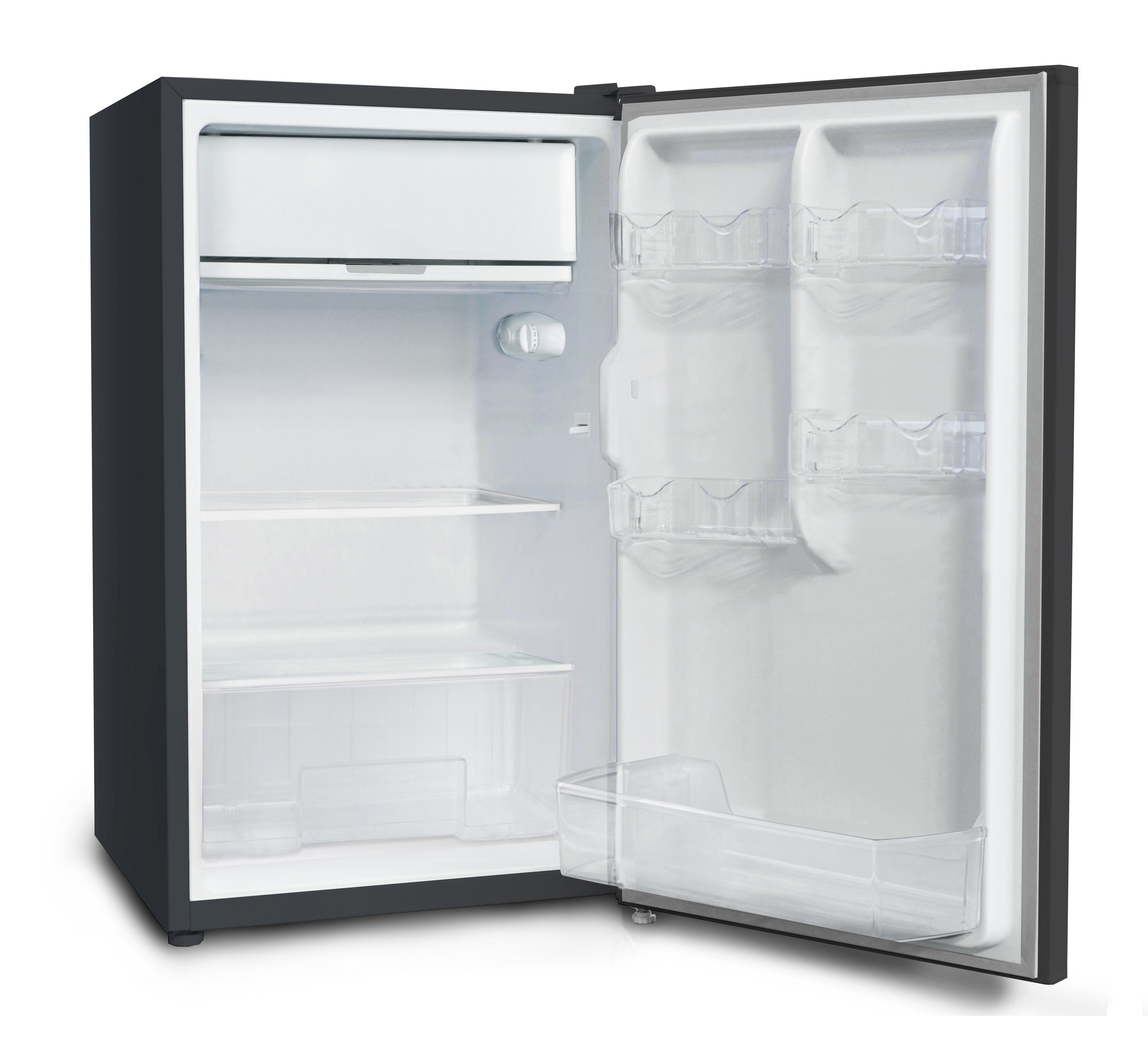 CHiQ 125L Single Door Bar Fridge Black Steel