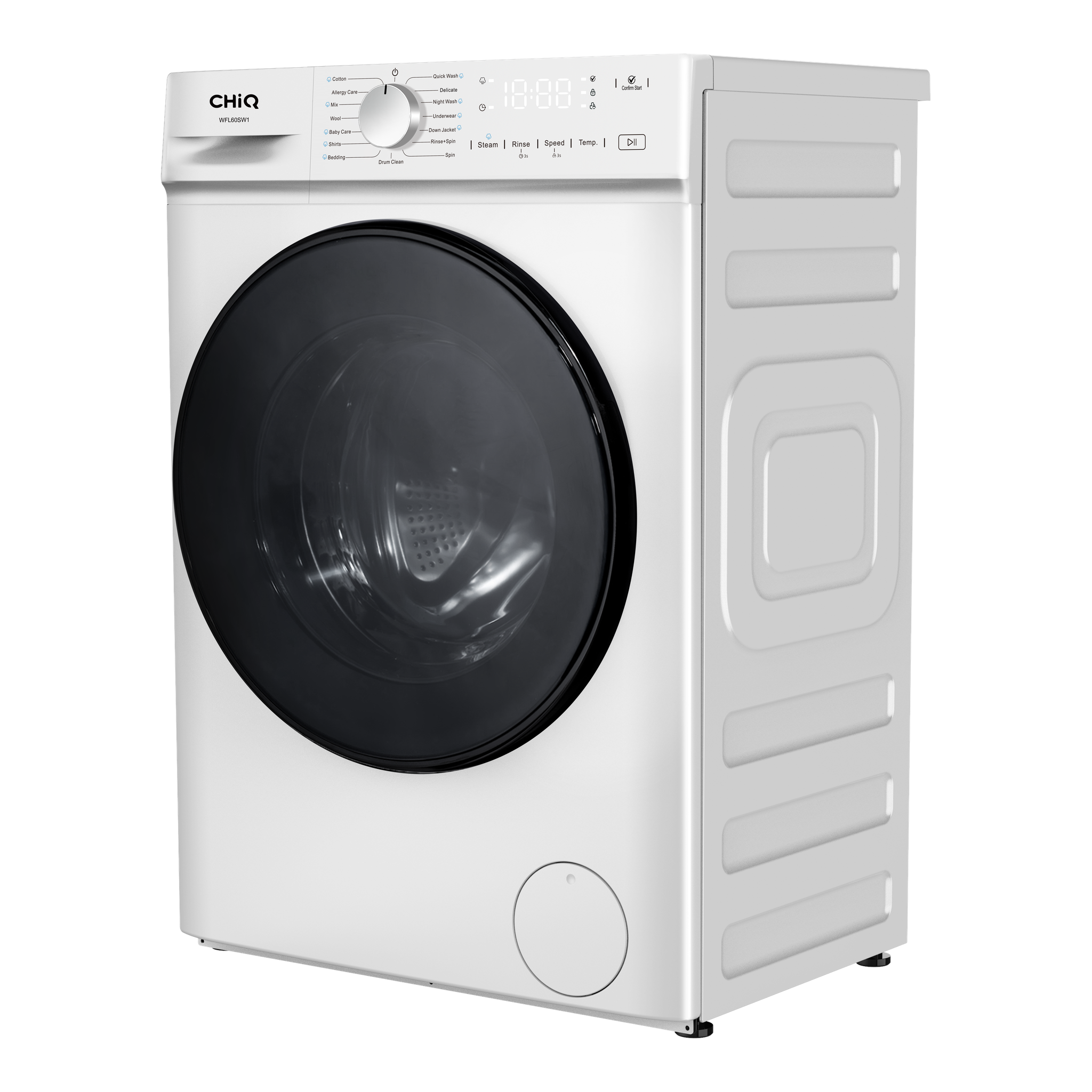 WFL60SW1 white washer angled front view