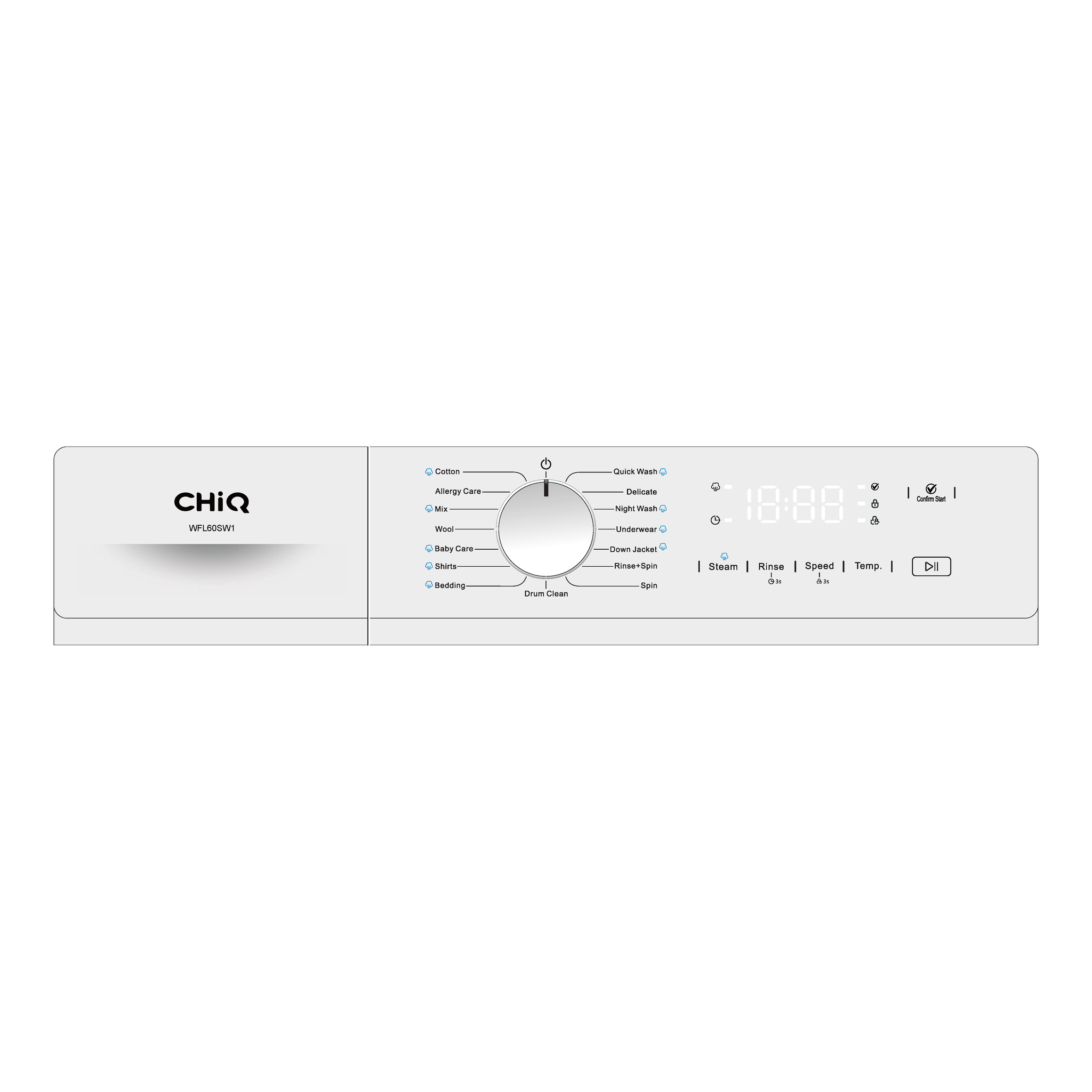 WFL60SW1 original control panel