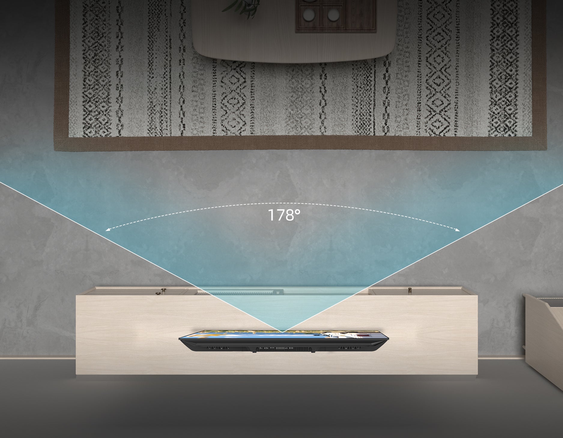 178 degree viewing angle